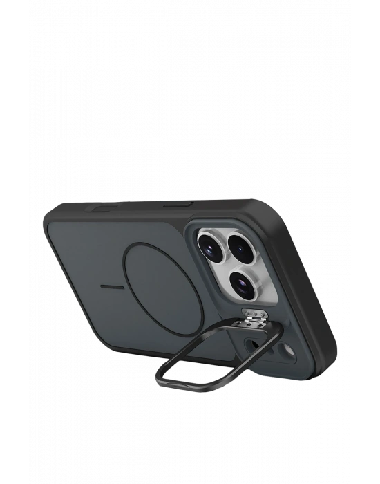 Joko Apple iPhone 17 Pro Pale Magsafe Standlı Kapak - Siyah