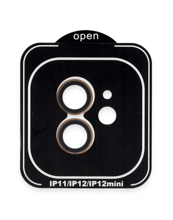 Joko iPhone 11 PVD Metal Kamera Lens - Turuncu