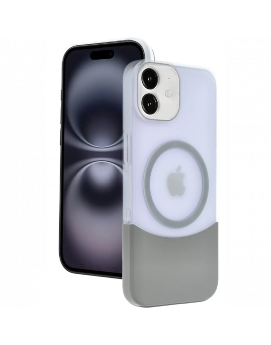 Joko iPhone 11 Velar Magsafe Kapak - Natural Grey