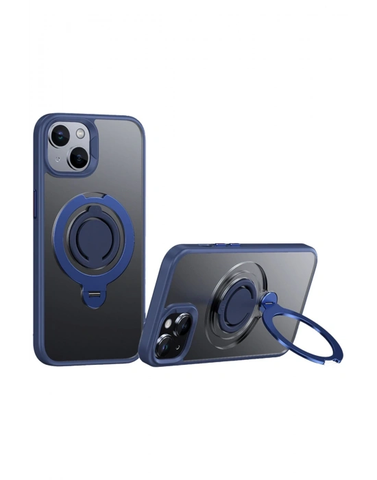 Joko iPhone 12 Avatar 360 Dönen Magsafe Kapak - Lacivert