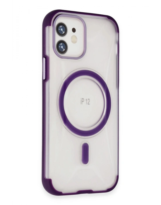 Joko iPhone 12 Hilton Magsafe Kapak - Derin Mor