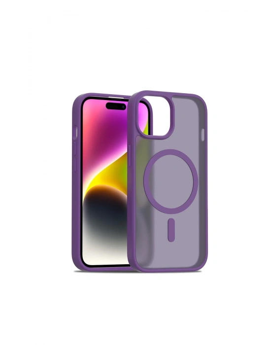 Joko Apple iPhone 14 Jota Magsafe Kapak - Derin Mor