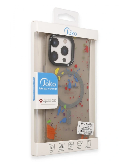 Joko iPhone 14 Pro Colorful Magsafe Kapak - Siyah