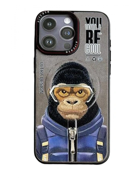 Joko iPhone 14 Pro Fun Magsafe Kapak - Natural Grey