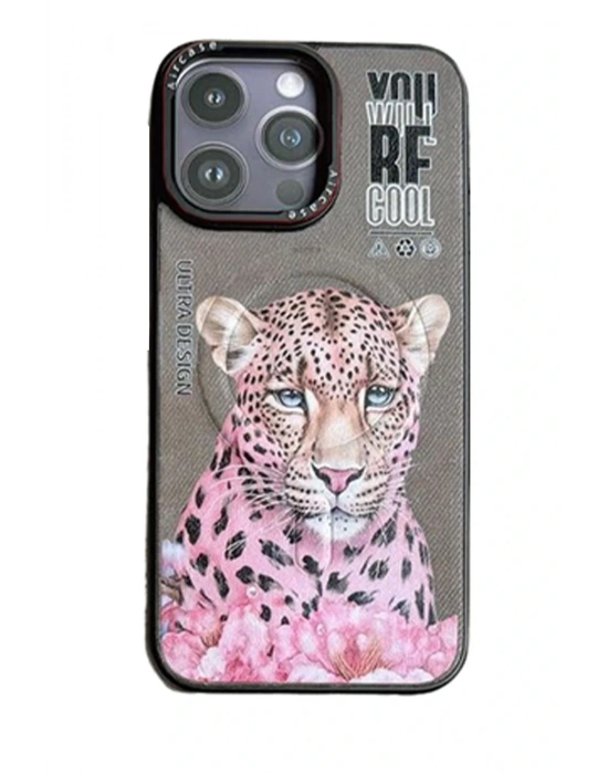 Joko iPhone 14 Pro Fun Magsafe Kapak - Natural Grey-2