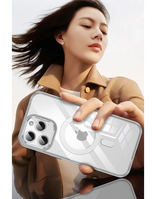 Joko iPhone 14 Pro Max Drop Magsafe Kapak - Titan Gri