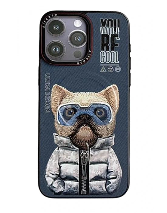 Joko iPhone 14 Pro Max Fun Magsafe Kapak - Lacivert-2