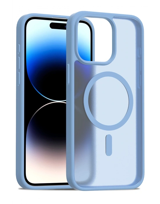 Joko Apple iPhone 14 Pro Max Jota Magsafe Kapak - Açık Mavi