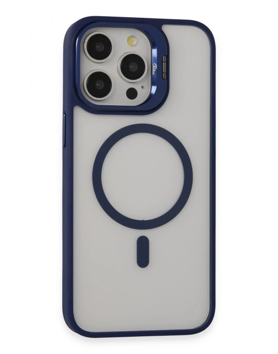 Joko iPhone 14 Pro Max Kılıf Roblox Lens Magsafe Standlı Kapak - Lacivert