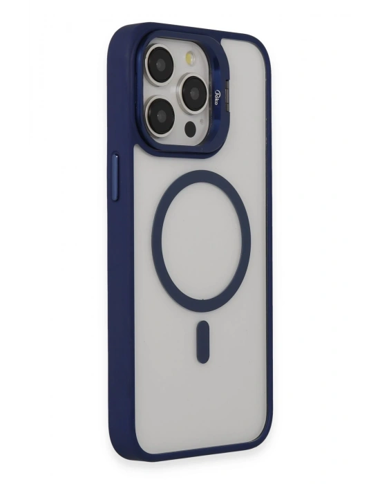 Joko iPhone 14 Pro Max Kılıf Roblox Lens Magsafe Standlı Kapak - Lacivert
