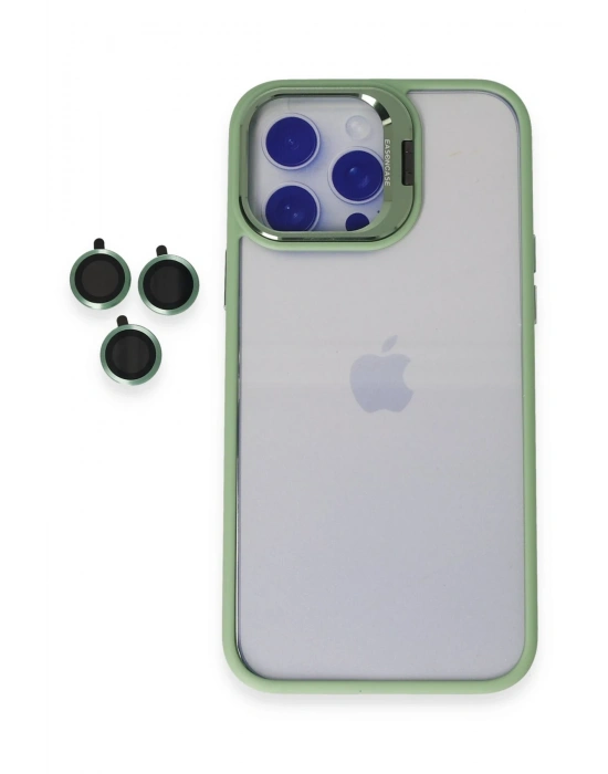 Joko iPhone 14 Pro Max Kılıf Roblox Lens Standlı Kapak - Yeşil