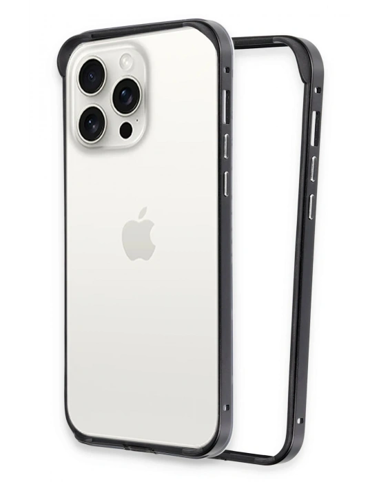 Joko iPhone 14 Pro Max Land Bumper Koruma Kapak - Siyah