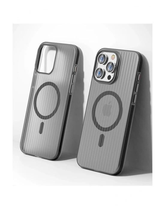 Joko iPhone 14 Pro Max Line Magsafe Kapak - Siyah