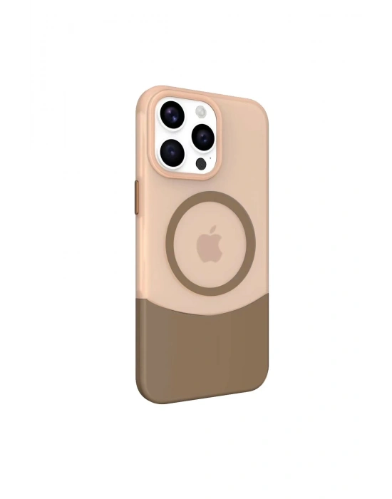 Joko iPhone 14 Pro Max PC Suit Magsafe Kapak - Kahverengi