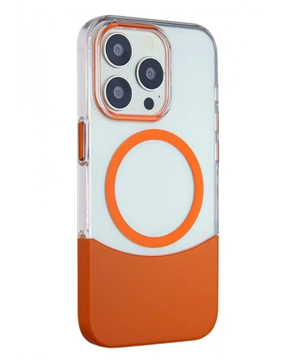 Joko iPhone 14 Pro Max PC Suit Magsafe Kapak - Turuncu