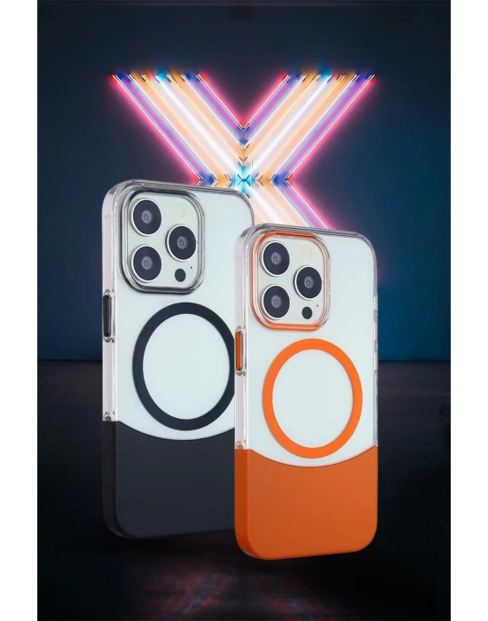 Joko iPhone 14 Pro Max PC Suit Magsafe Kapak - Turuncu