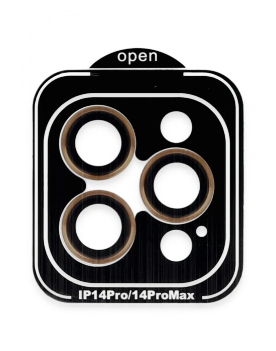Joko iPhone 14 Pro Max PVD Metal Kamera Lens - Turuncu