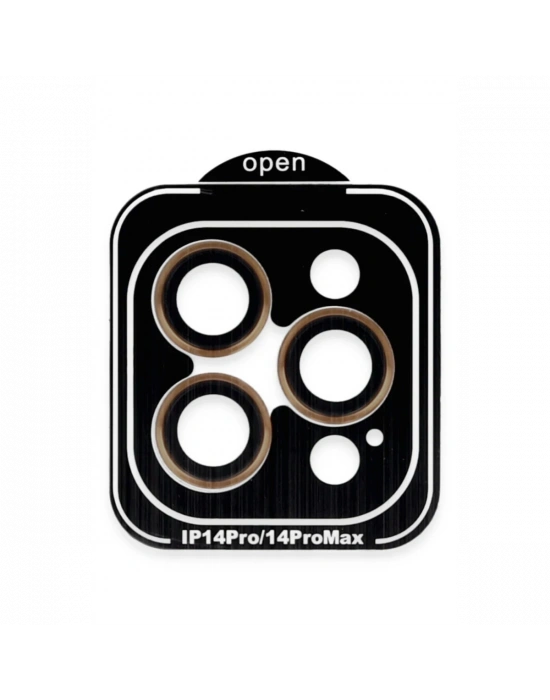 Joko iPhone 14 Pro Max PVD Metal Kamera Lens - Turuncu