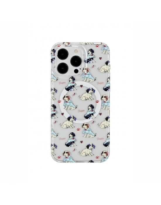 Joko iPhone 14 Pro Max Tanya Magsafe Kapak - Desen 3