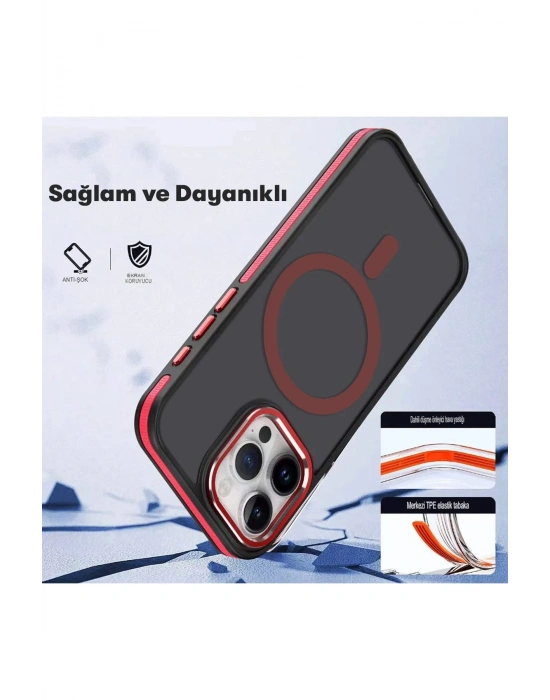 Joko iPhone 14 Pro Winner Magsafe Kapak - Turuncu