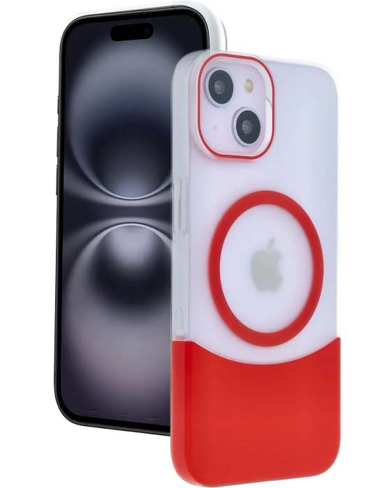 Joko iPhone 14 Velar Magsafe Kapak - Kırmızı