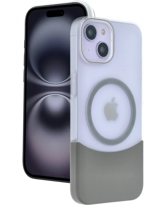 Joko iPhone 14 Velar Magsafe Kapak - Natural Grey