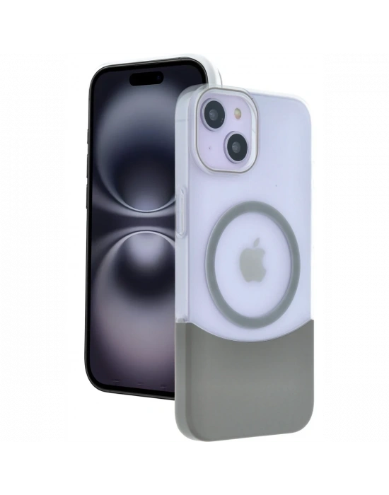 Joko iPhone 14 Velar Magsafe Kapak - Natural Grey