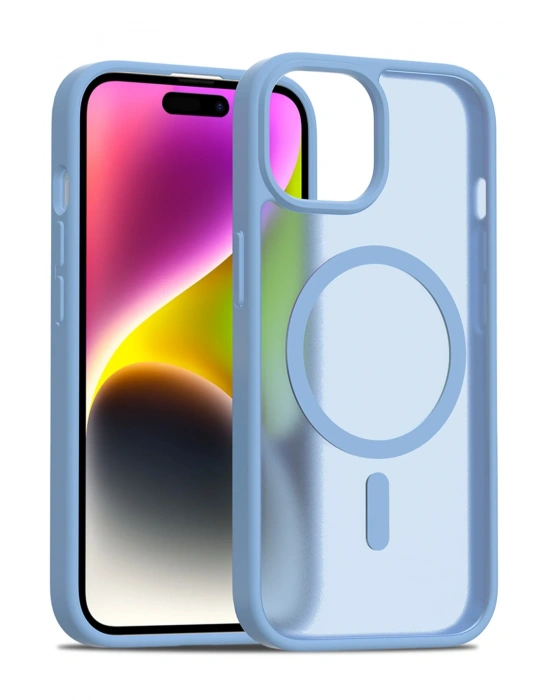 Joko Apple iPhone 15 Jota Magsafe Kapak - Açık Mavi