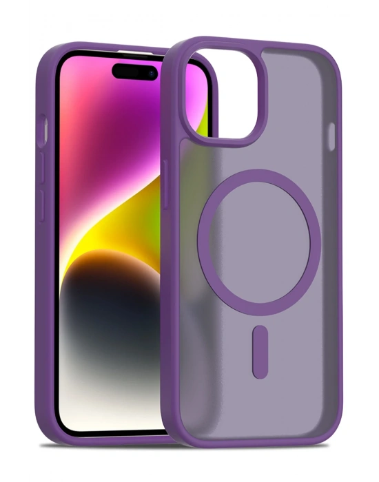 Joko Apple iPhone 15 Jota Magsafe Kapak- Derin Mor