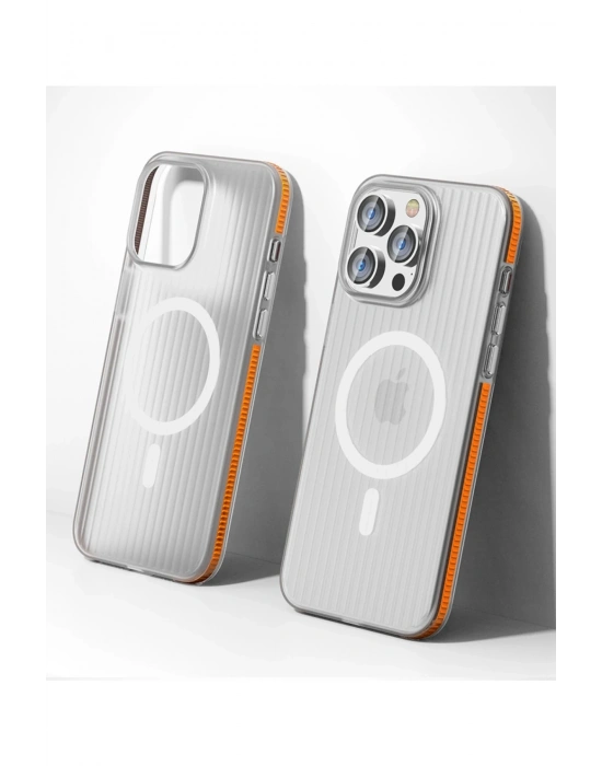 Joko iPhone 15 Line Magsafe Kapak - Turuncu