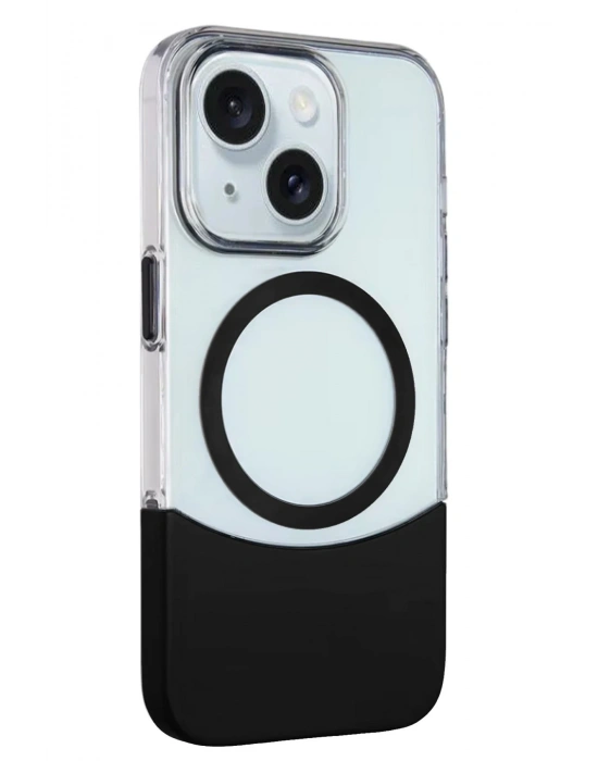 Joko iPhone 15 PC Suit Magsafe Kapak - Siyah