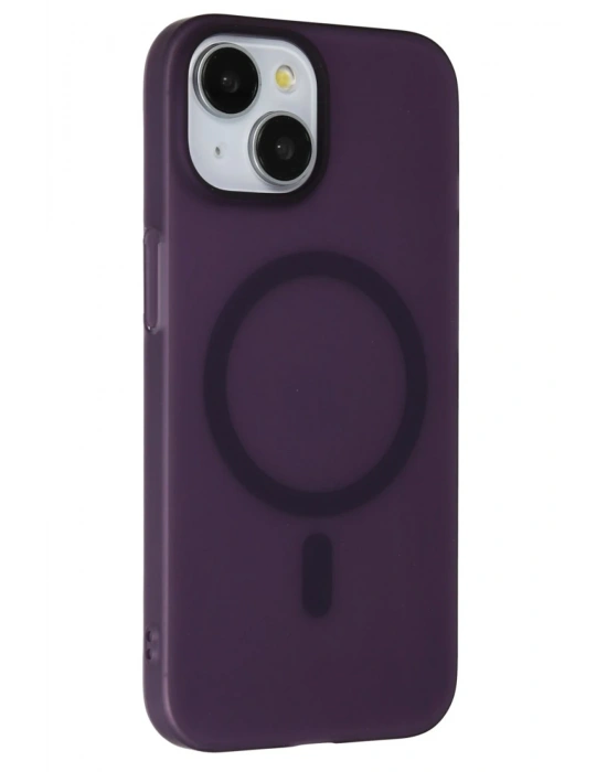 Joko iPhone 15 Plus Tuna PC Slim Magsafe Kapak - Derin Mor