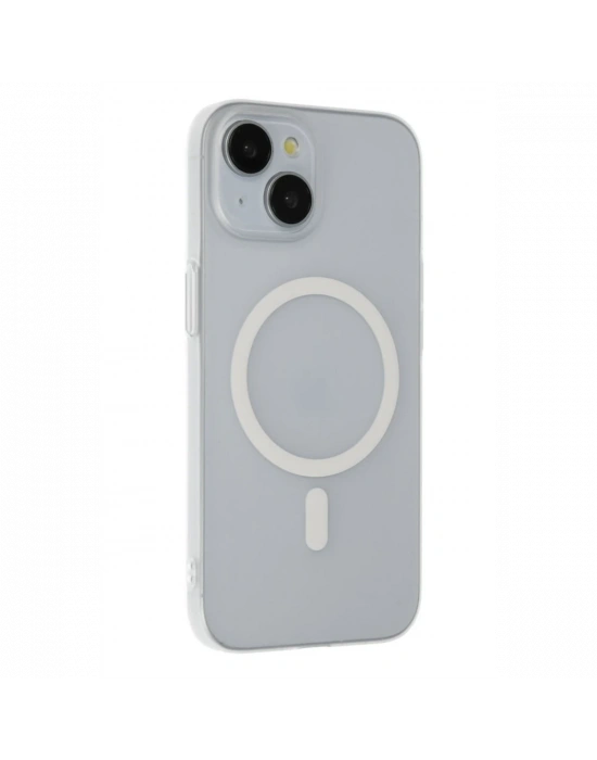 Joko iPhone 15 Plus Tuna PC Slim Magsafe Kapak - Şeffaf