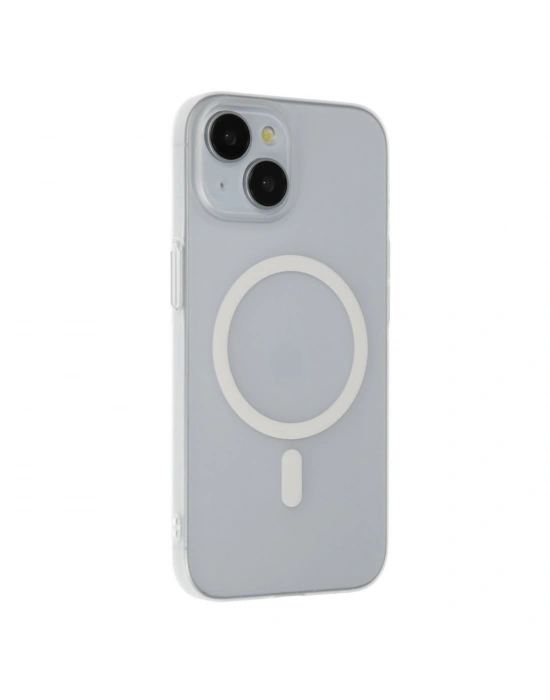 Joko iPhone 15 Plus Tuna PC Slim Magsafe Kapak - Şeffaf