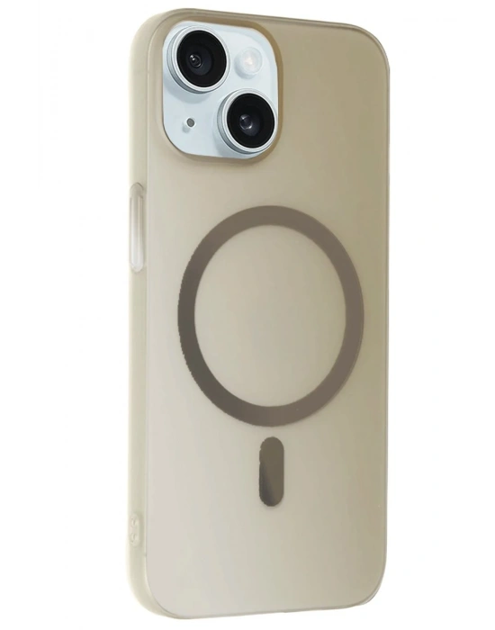 Joko iPhone 15 Plus Tuna PC Slim Magsafe Kapak - Titan Gri