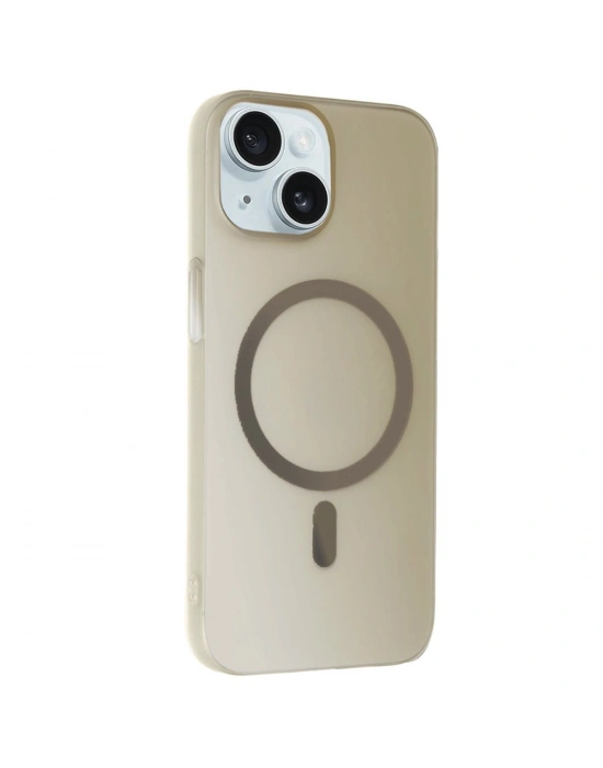 Joko iPhone 15 Plus Tuna PC Slim Magsafe Kapak - Titan Gri