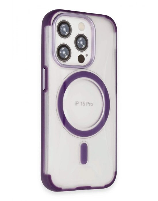 Joko iPhone 15 Pro Hilton Magsafe Kapak - Derin Mor