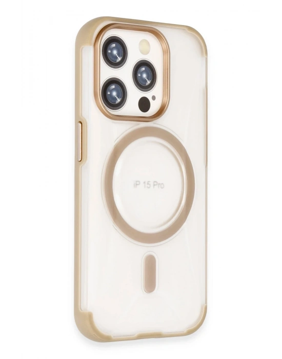 Joko iPhone 15 Pro Hilton Magsafe Kapak - Gold
