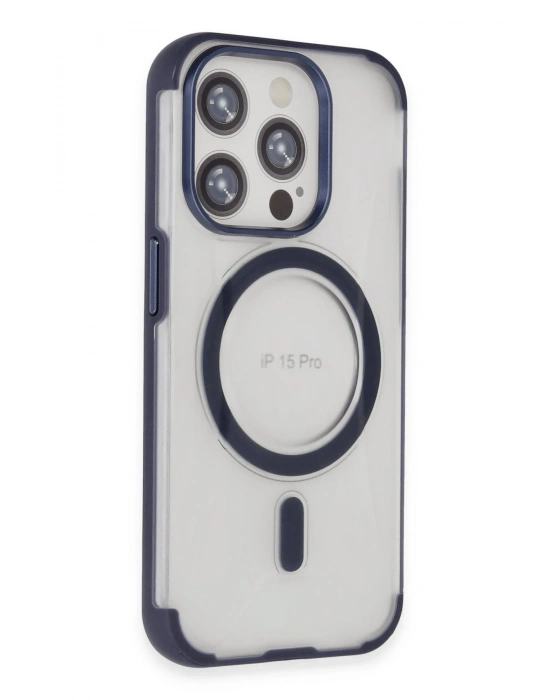 Joko iPhone 15 Pro Hilton Magsafe Kapak - Lacivert