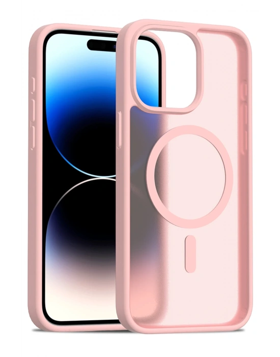 Joko iPhone 15 Pro Jota Magsafe Kapak - Pudra