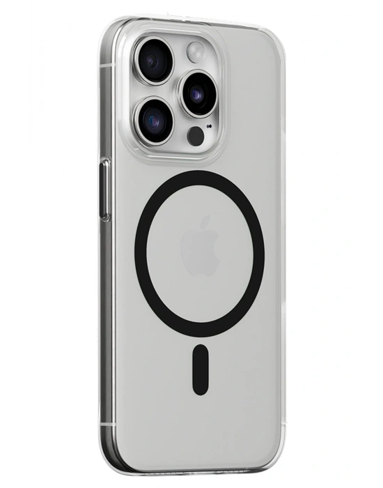 Joko iPhone 15 Pro Kılıf Bubble Magsafe Kapak - Siyah