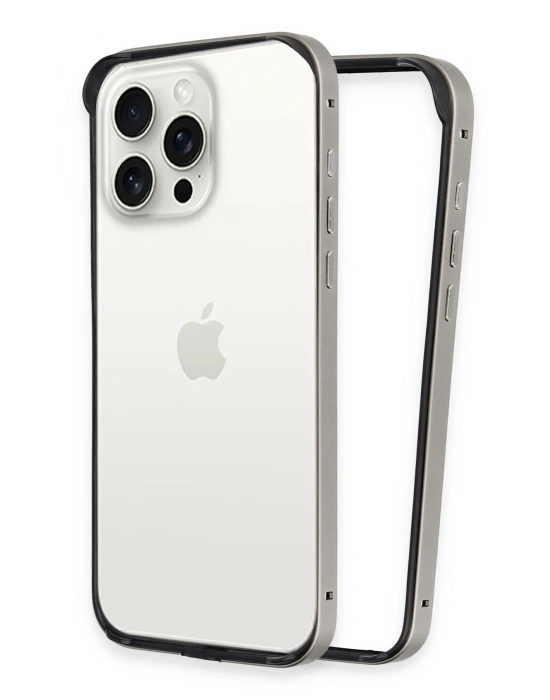 Joko iPhone 15 Pro Land Bumper Koruma Kapak - Titan Gri