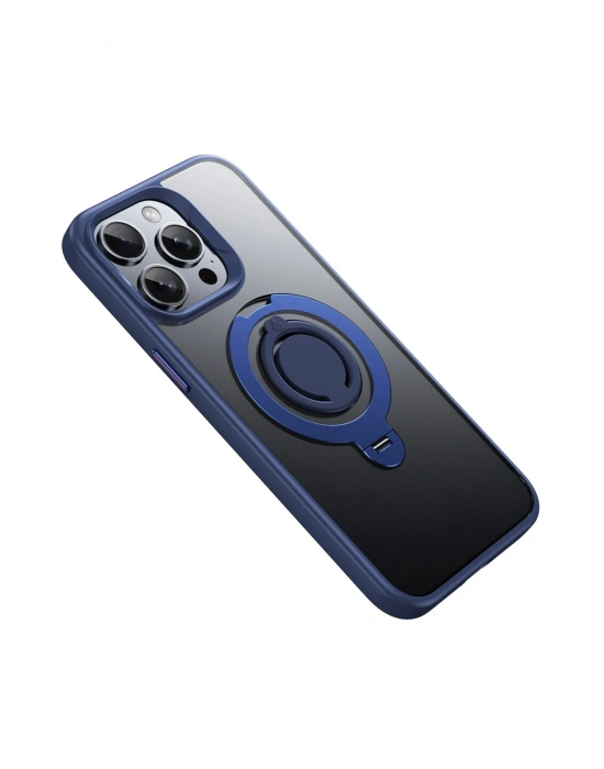 Joko iPhone 15 Pro Max Avatar 360 Dönen Magsafe Kapak - Lacivert