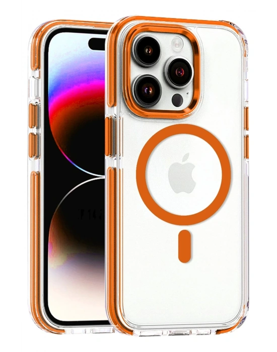 Joko iPhone 15 Pro Max Bella Magsafe Kapak - Turuncu