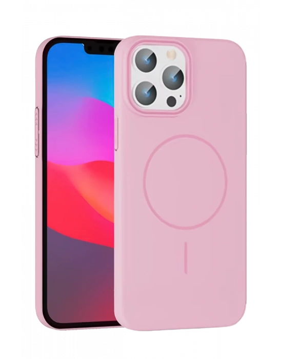 Joko iPhone 15 Pro Max Broş Magsafe Kapak - Pembe