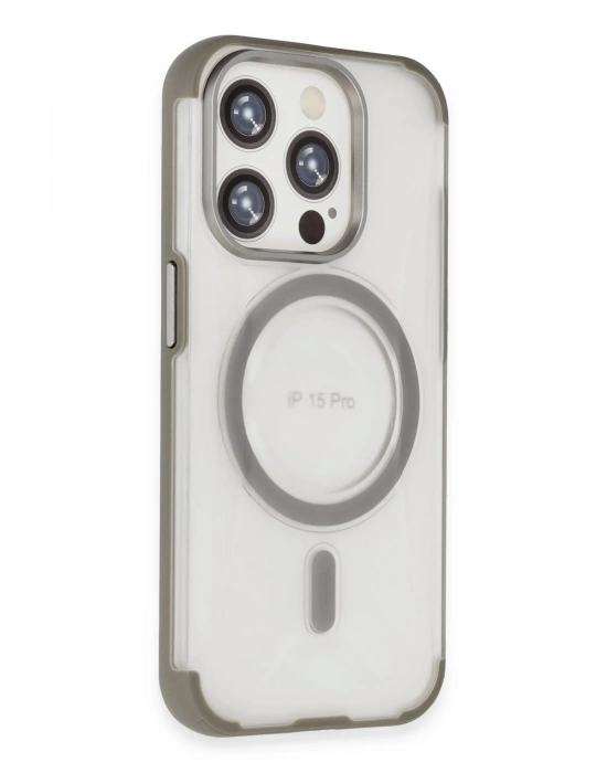Joko iPhone 15 Pro Max Hilton Magsafe Kapak - Titan Gri