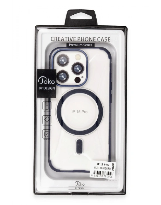 Joko iPhone 15 Pro Max Hilton Magsafe Kapak - Titan Gri