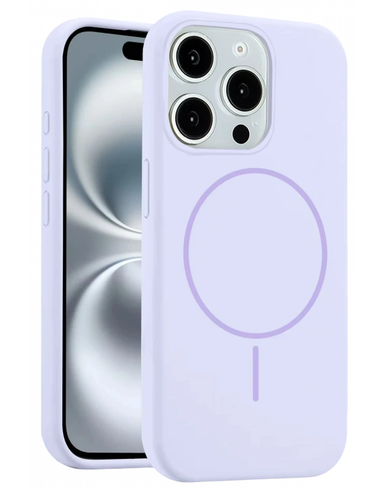 Joko iPhone 15 Pro Max Kılıf Jully Magsafe Kapak - Lila