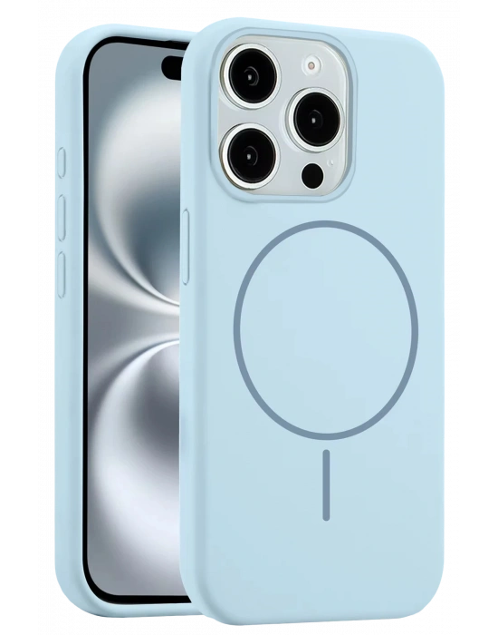Joko iPhone 15 Pro Max Kılıf Jully Magsafe Kapak - Mavi