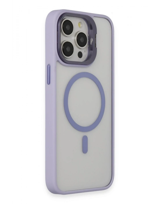 Joko iPhone 15 Pro Max Kılıf Roblox Lens Magsafe Standlı Kapak - Lila